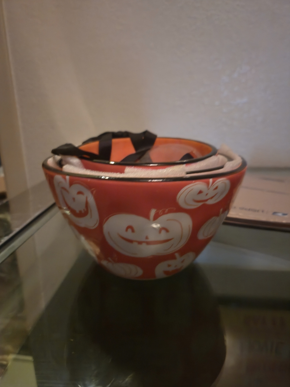 Festive Orange Pumpkin Serving Bowl by